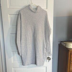 Lululemon Gray Textured Sweater Dress